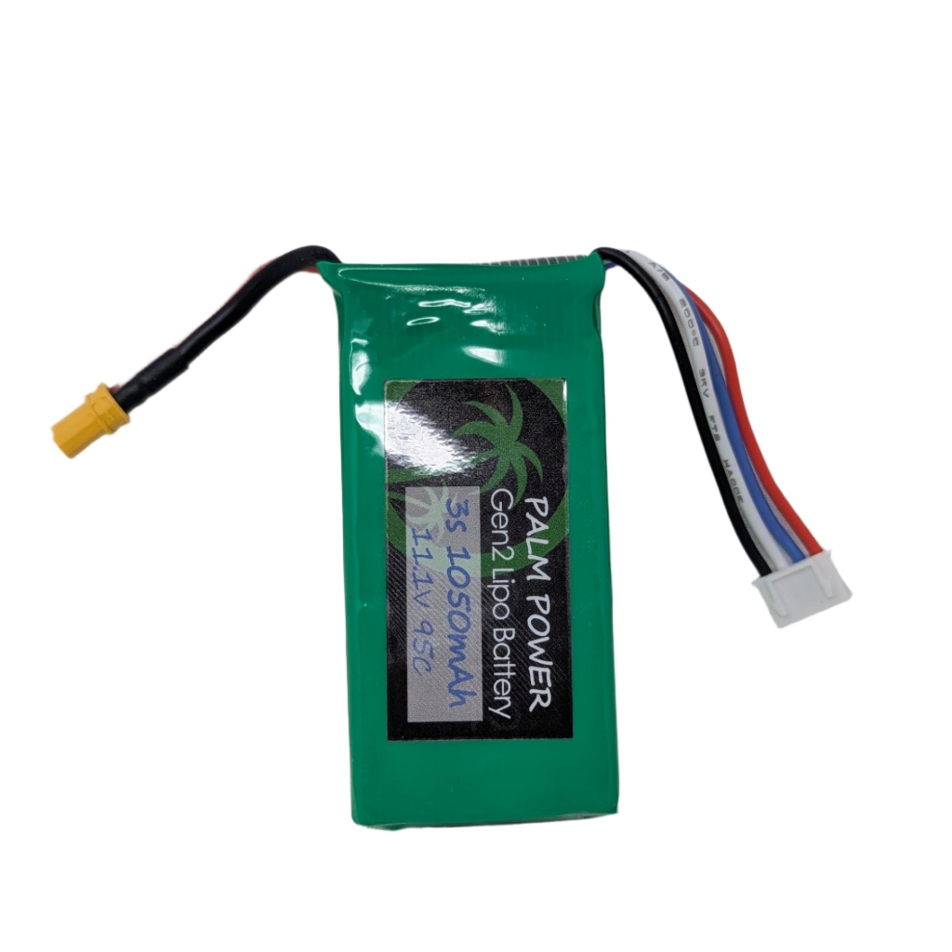 Palm Power 3S 1050mAh XT30 Gen2 95C Lipo Battery
