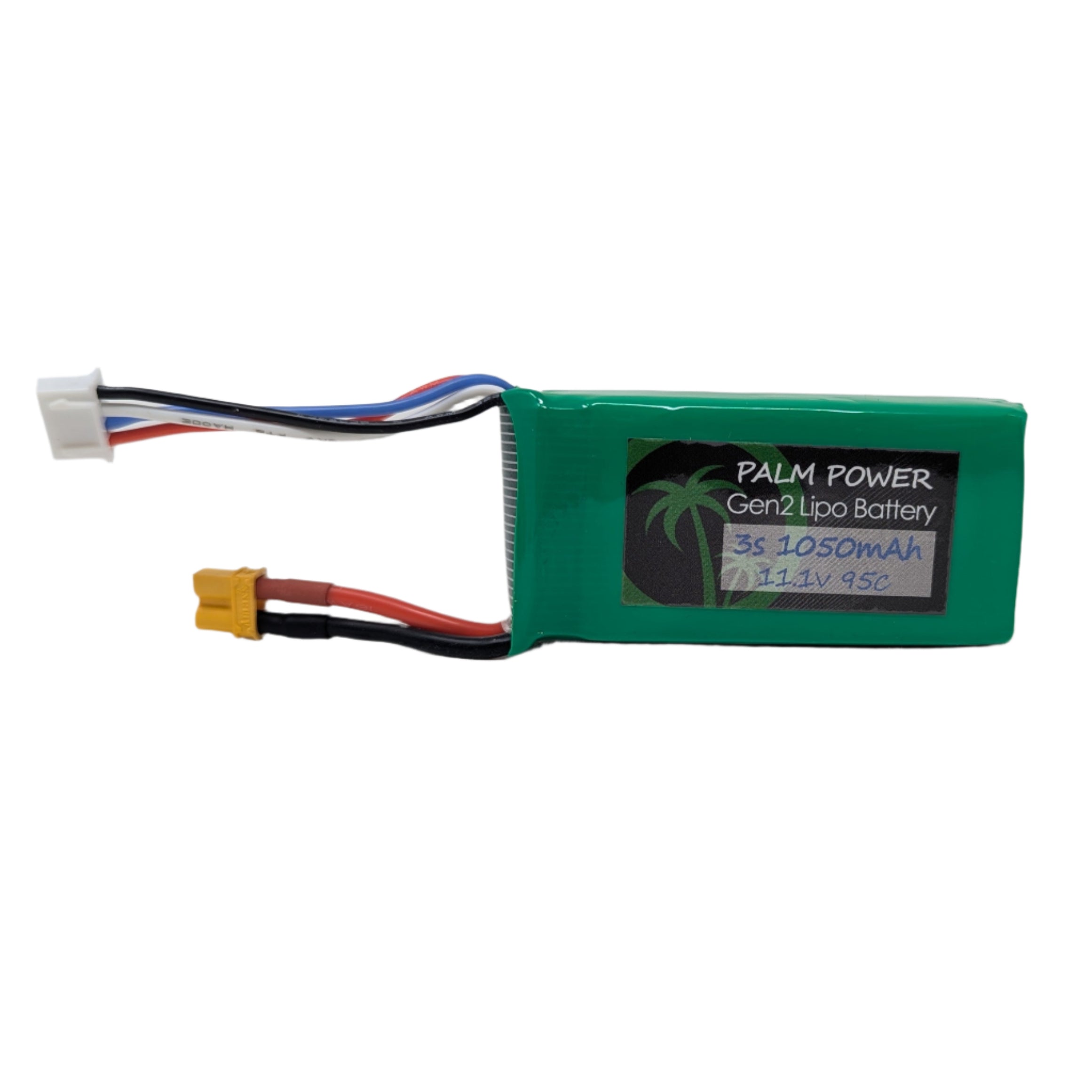 Palm Power 3S 1050mAh XT30 Gen2 95C Lipo Battery