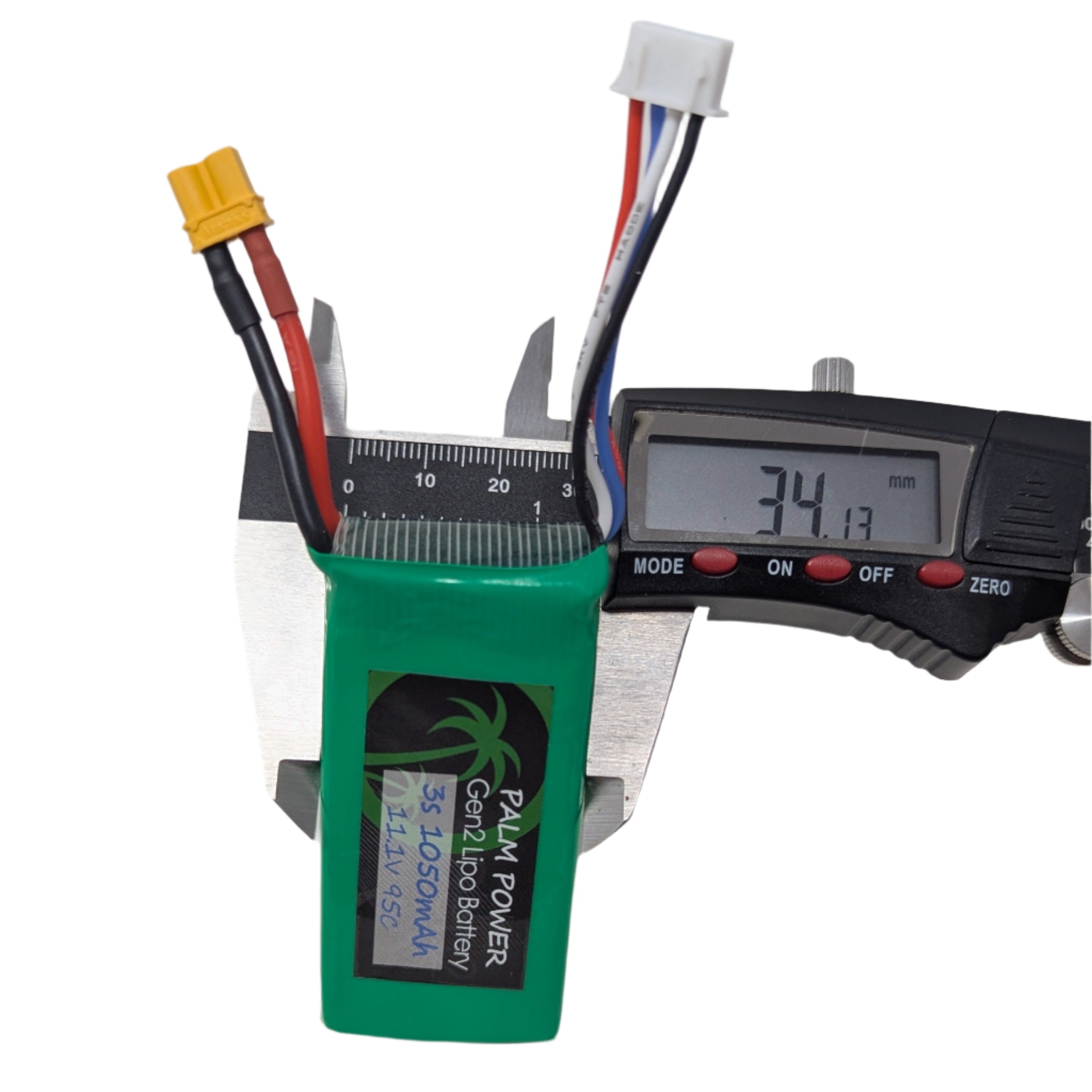 Palm Power 3S 1050mAh XT30 Gen2 95C Lipo Battery