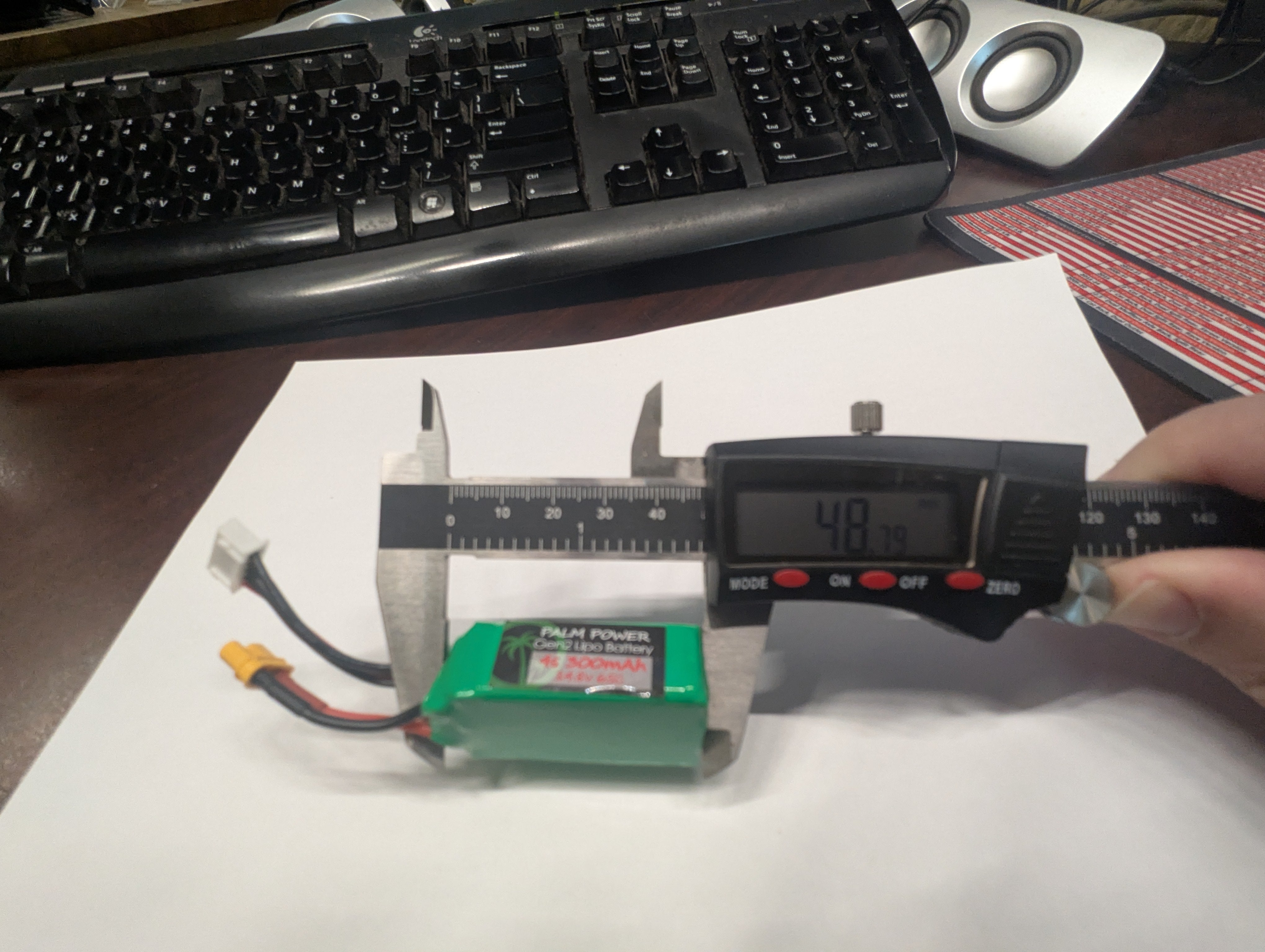 Palm Power 4S 300mAh XT30 Gen2 65C Lipo Battery