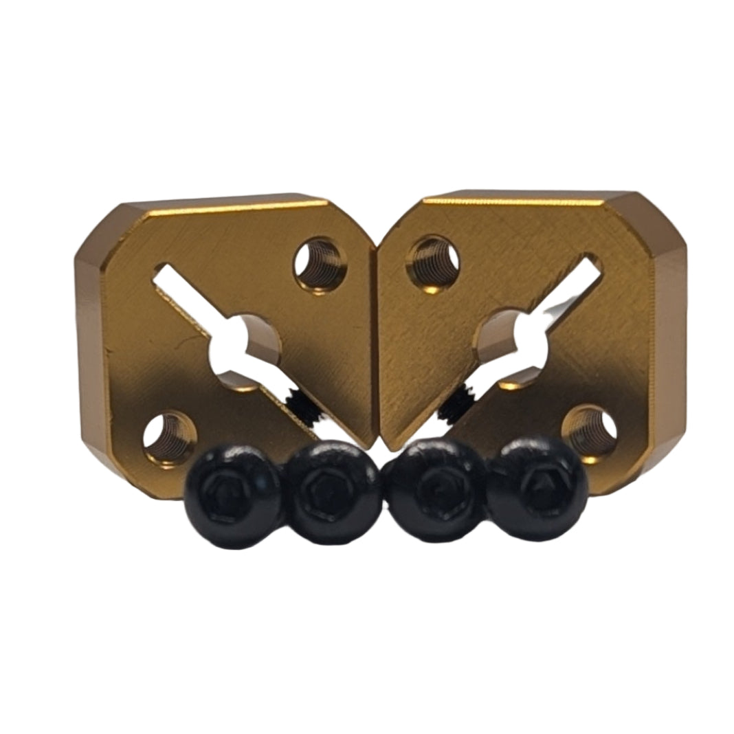 Repeat Gold Clamp Hub (2pcs) - 4mm Bore