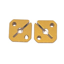 Repeat Gold Clamp Hub (2pcs) - 4mm Bore