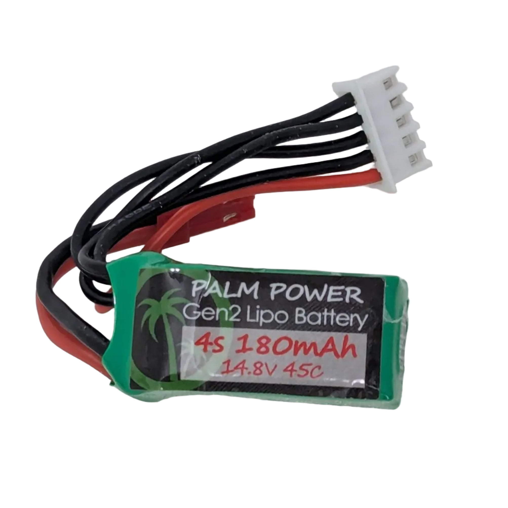 Palm Power 4S 180mAh Gen2 45C Lipo Battery JST