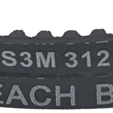 S3M Timing Belt 312mm, 104T, 4mm width