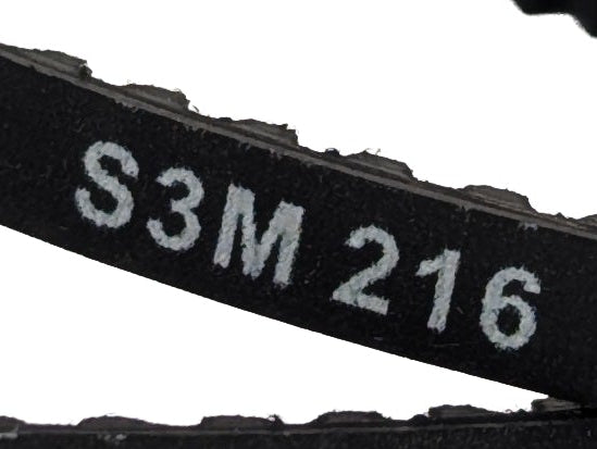S3M Timing Belt 216mm, 72T, 4mm width