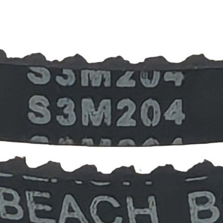 S3M Timing Belt 204mm, 68T, 6MM width