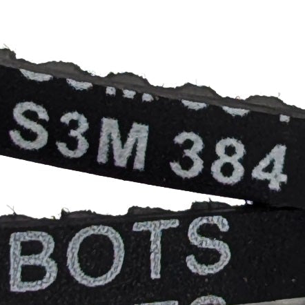 S3M Timing Belt 384mm, 128T, 4mm width