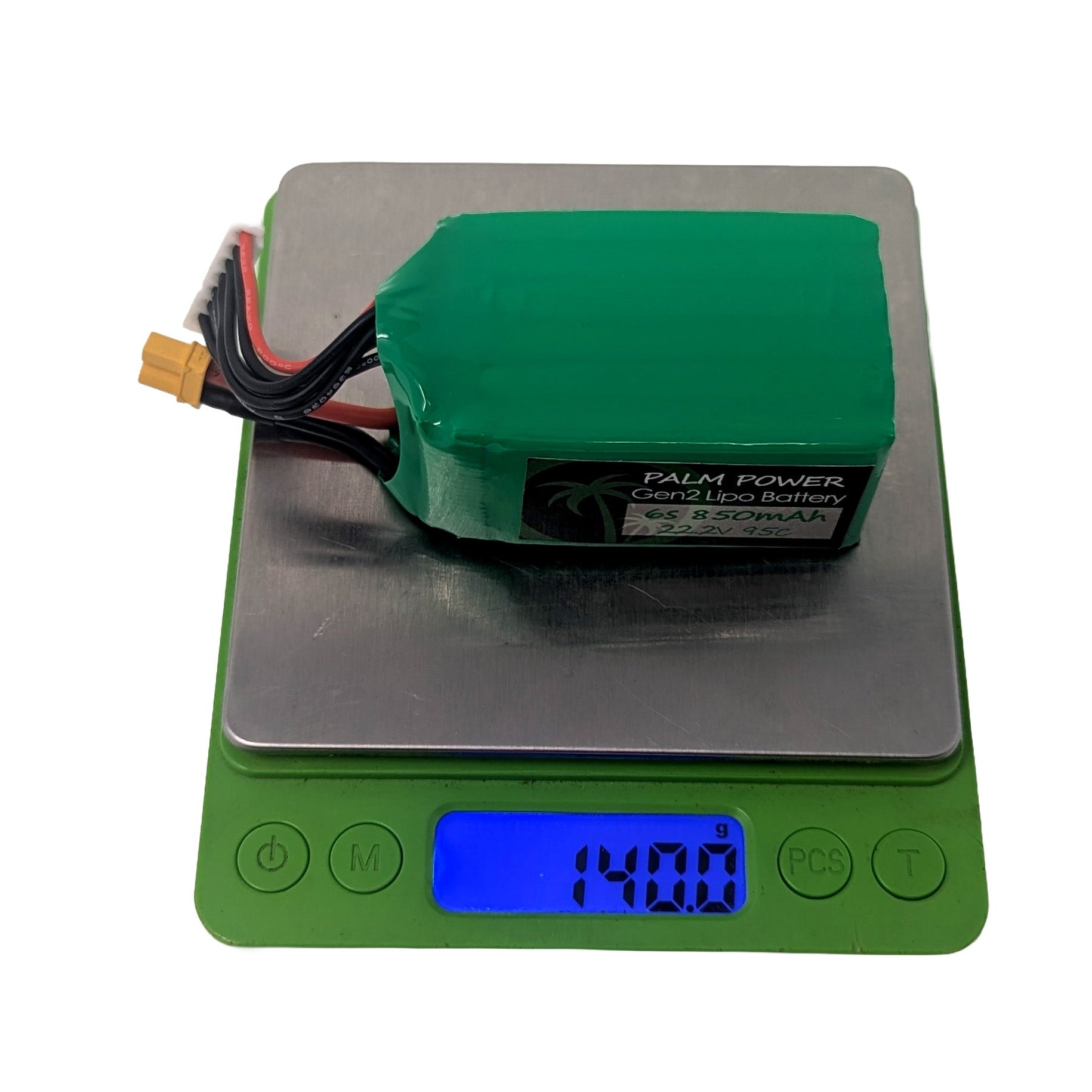 Palm Power 6S 850mAh XT30 Gen2 95C Lipo Battery