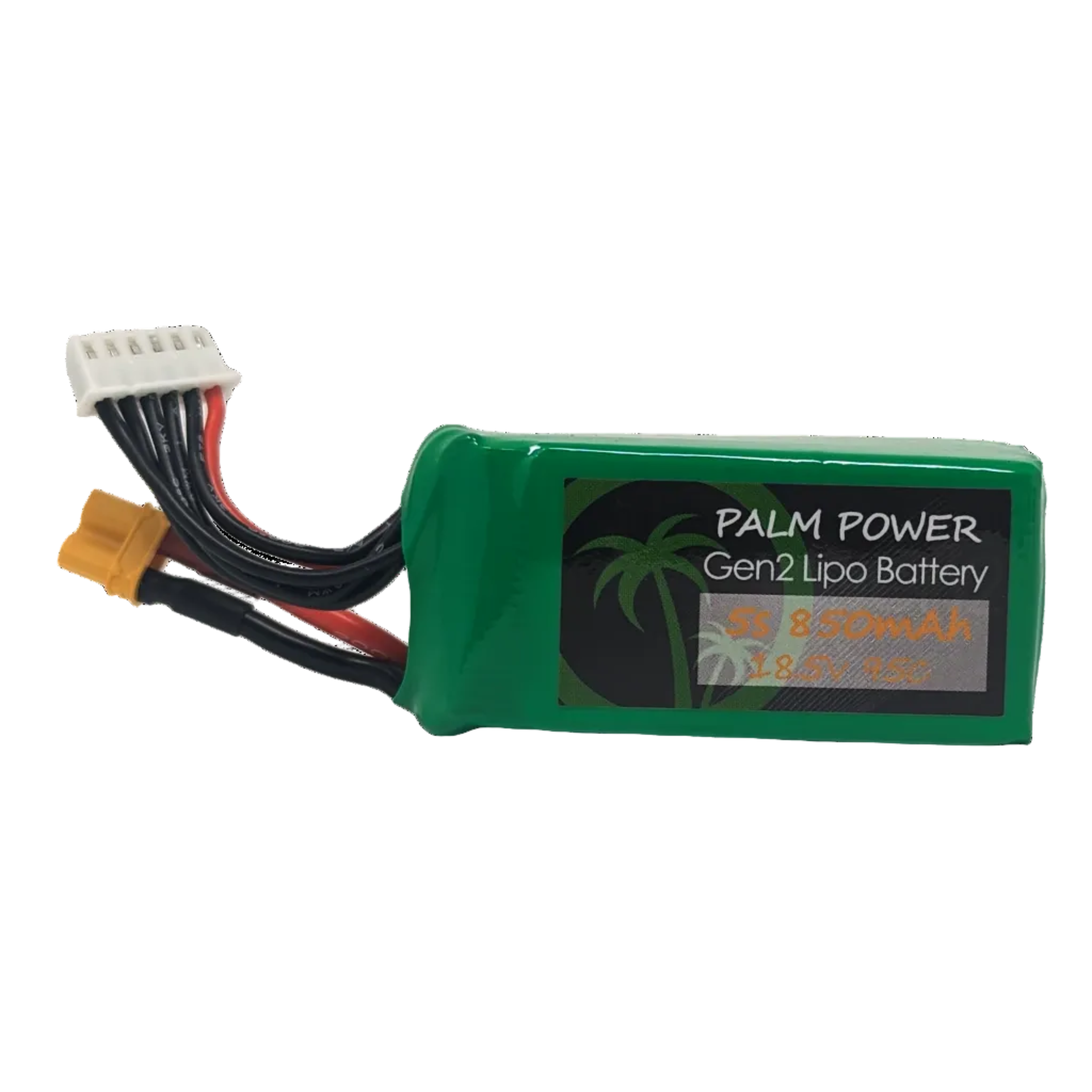 Palm Power 5S 850mAh XT30 Gen2 95C Lipo Battery