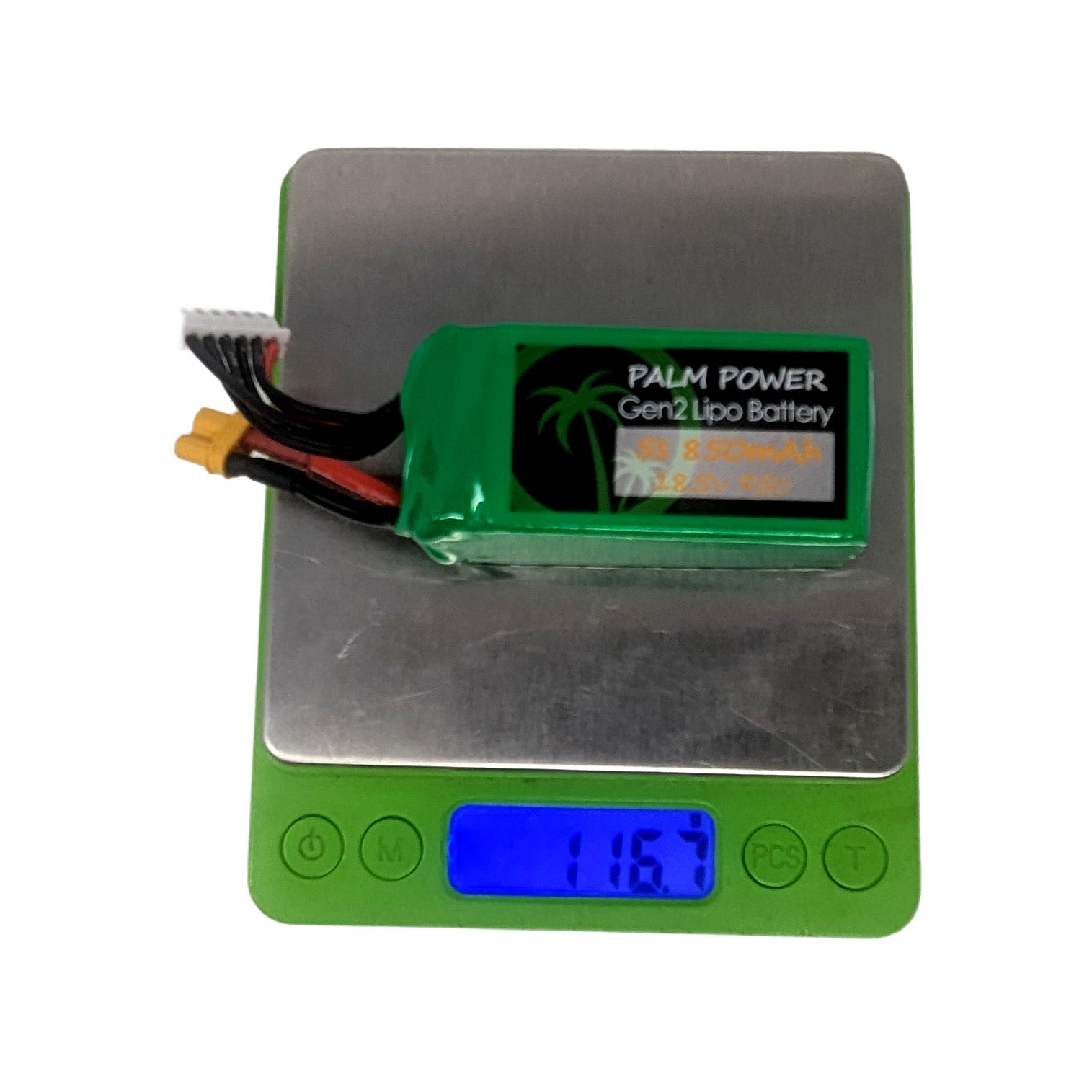 Palm Power 5S 850mAh XT30 Gen2 95C Lipo Battery