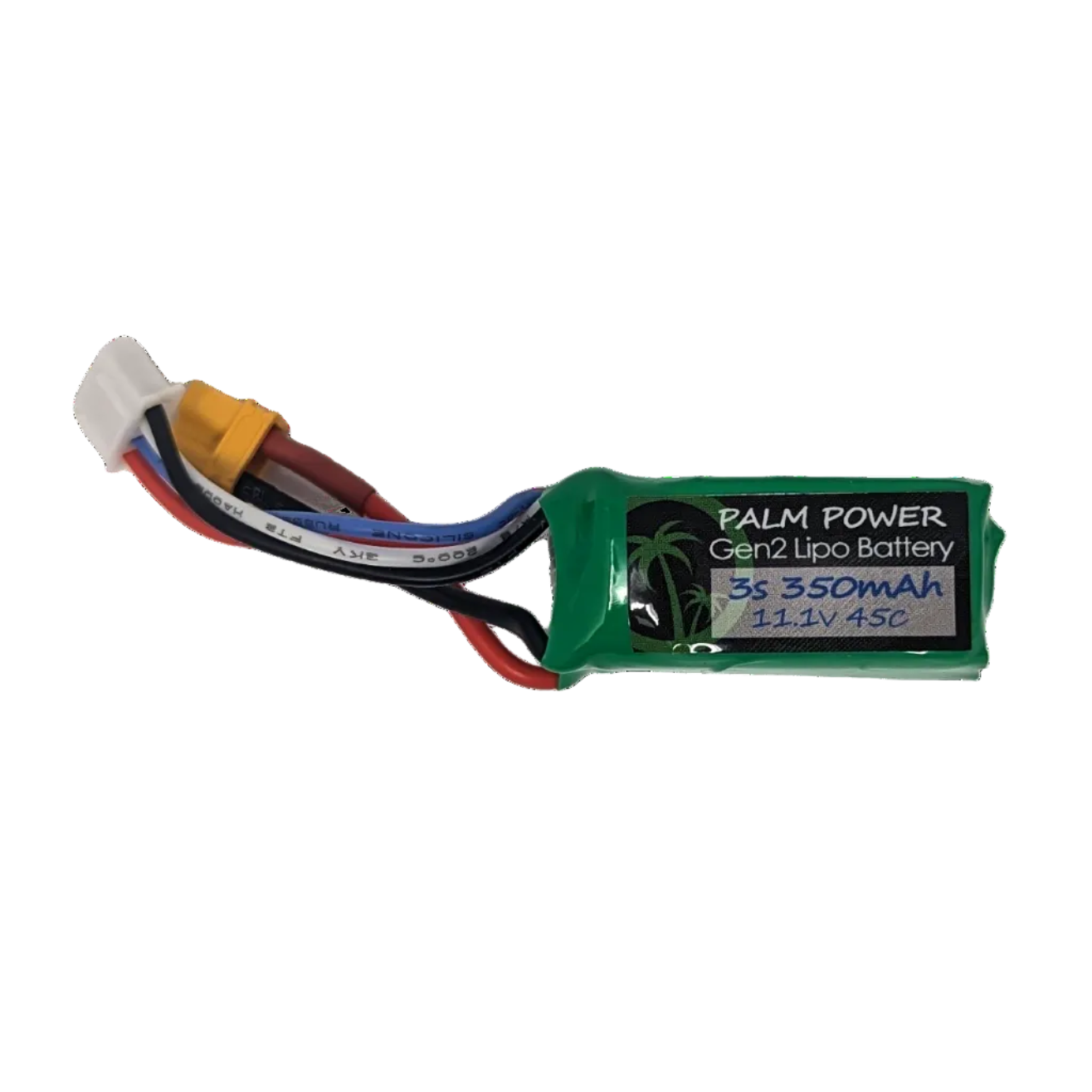 Palm Power 3S 350mAh XT30 Gen2 45C Lipo Battery