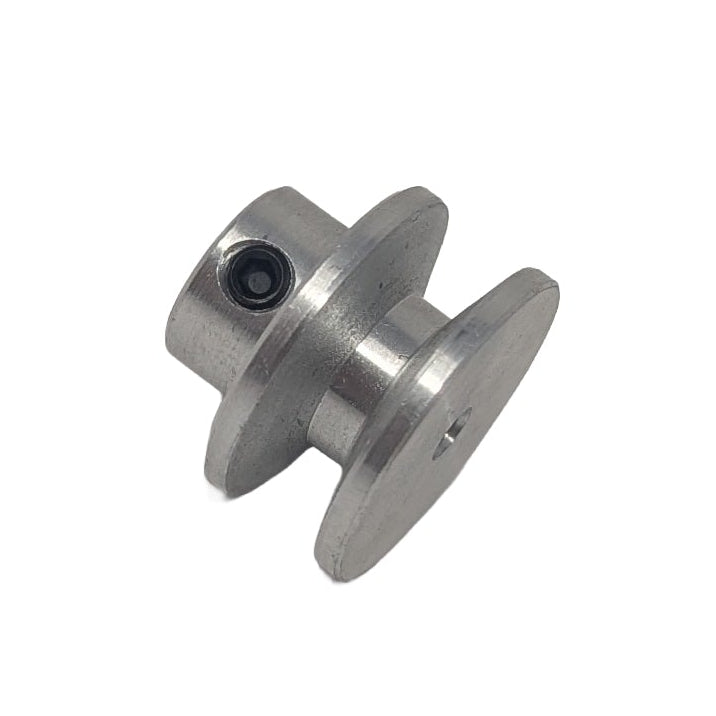 V Belt MB Pulley with hub - 19mm, 1/8" Bore