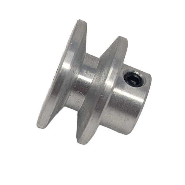 V Belt MB Pulley with hub - 19mm, 1/8" Bore