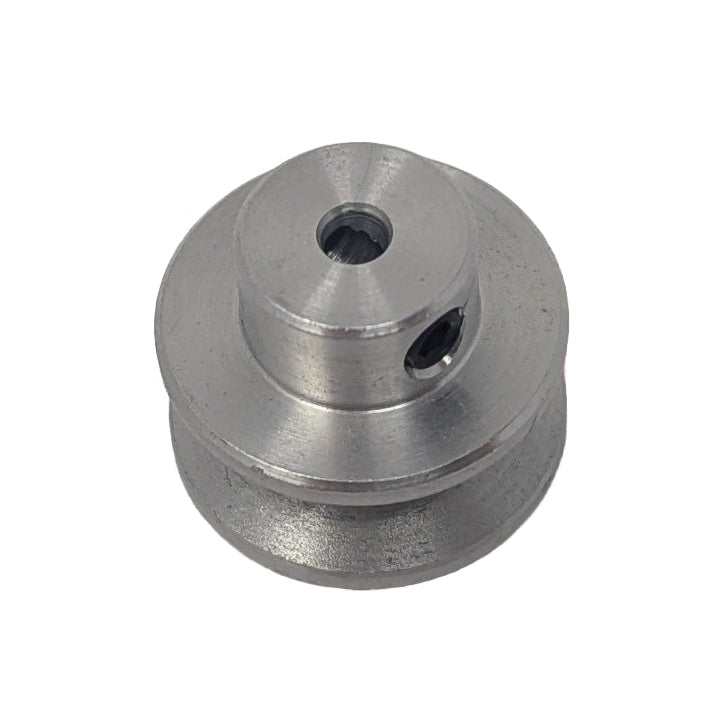 V Belt MB Pulley with hub - 19mm, 1/8" Bore