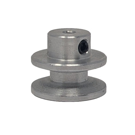 V Belt MB Pulley with hub - 19mm, 1/8" Bore