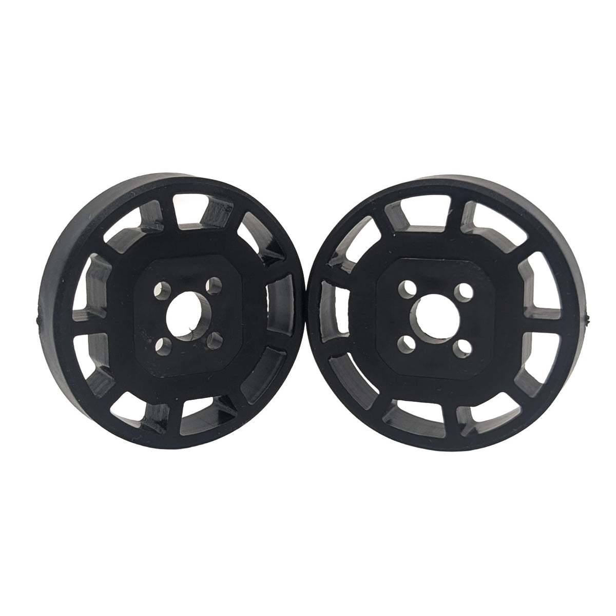 Rubber Flex Wheels 1.75", 45A (Black) - PAIR