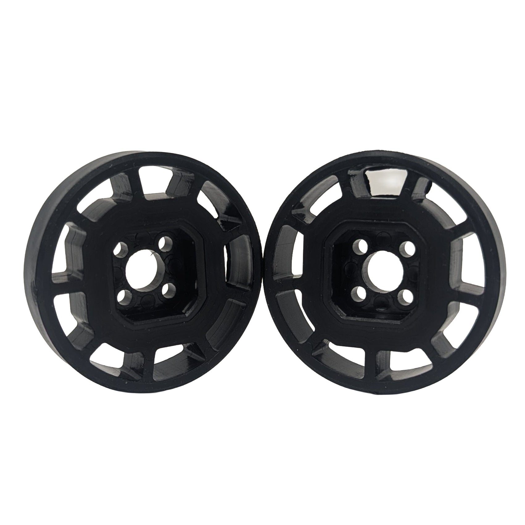 Rubber Flex Wheels 1.75", 45A (Black) - PAIR