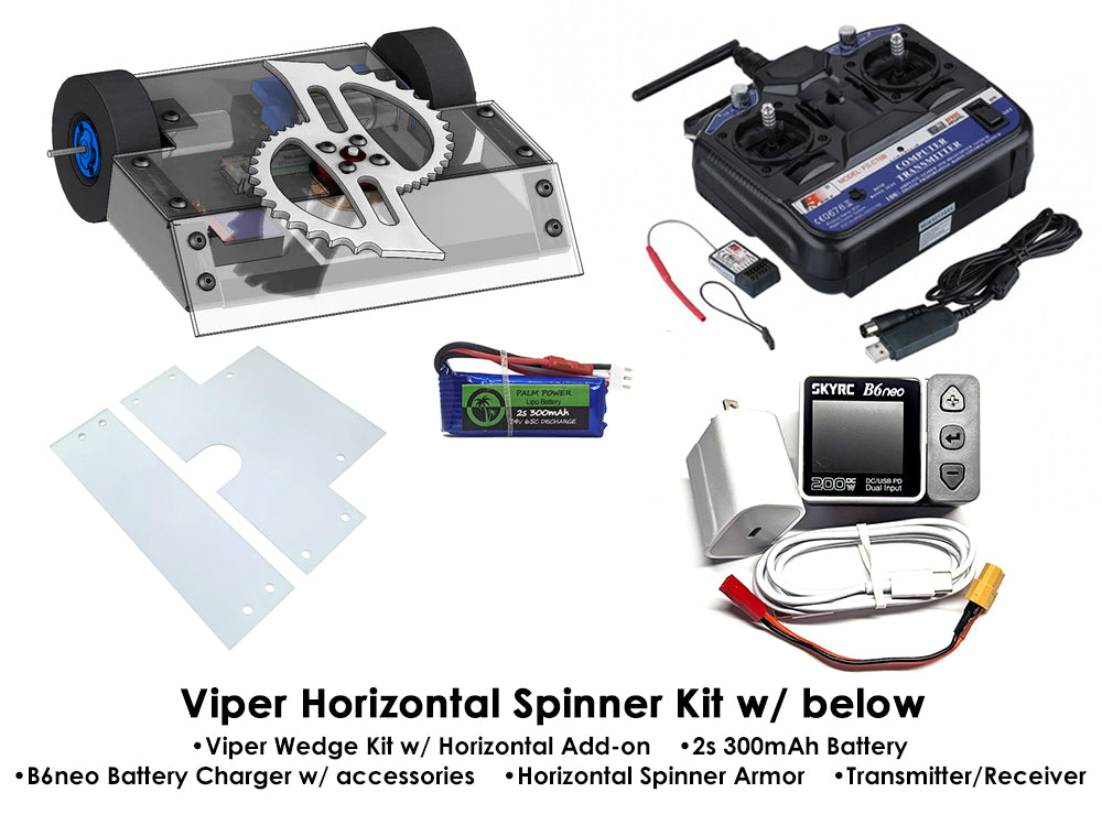 READY TO FIGHT FingerTech Viper Horizontal Spinner Kits - Configurable