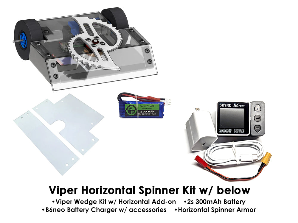 READY TO FIGHT FingerTech Viper Horizontal Spinner Kits - Configurable