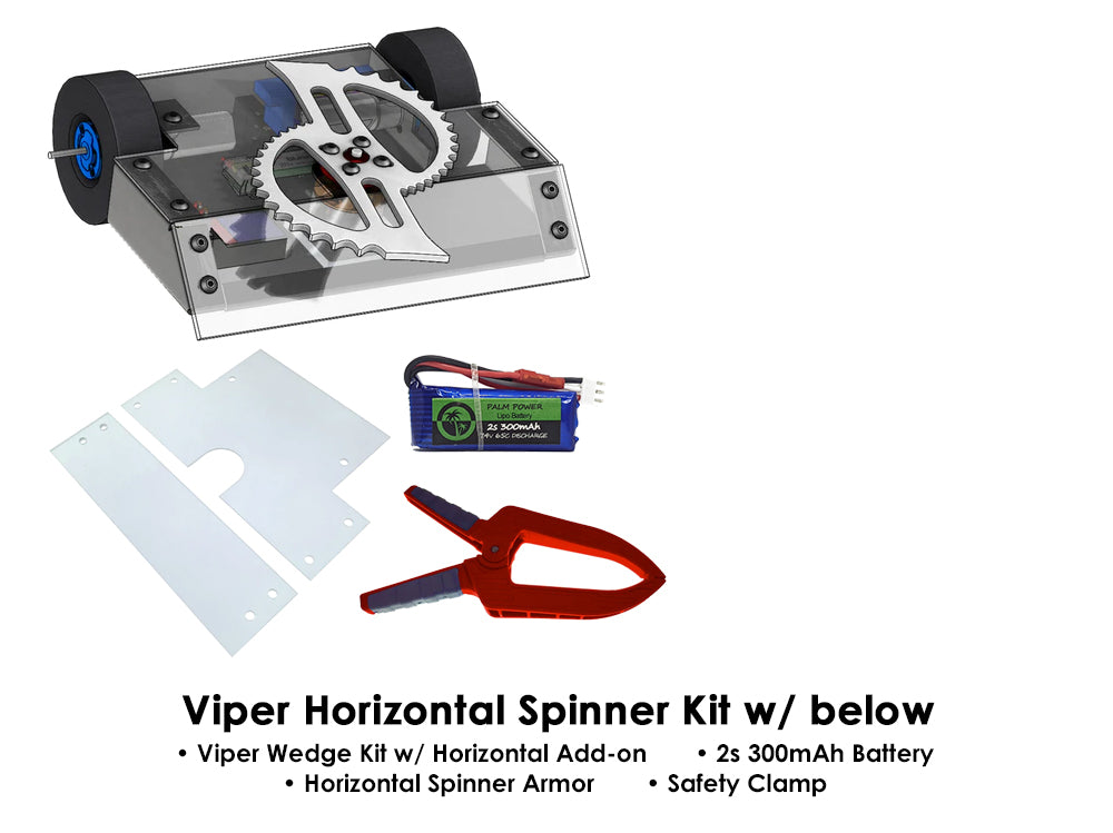 READY TO FIGHT FingerTech Viper Horizontal Spinner Kits - Configurable