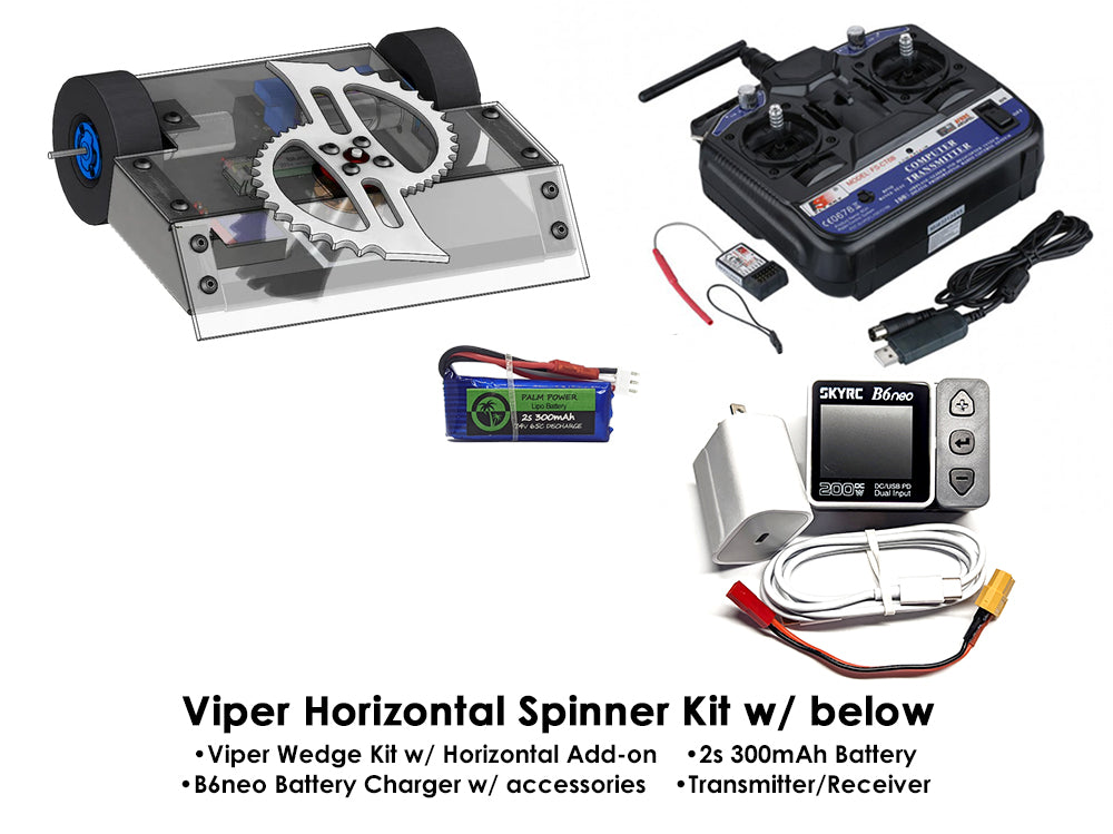 READY TO FIGHT FingerTech Viper Horizontal Spinner Kits - Configurable