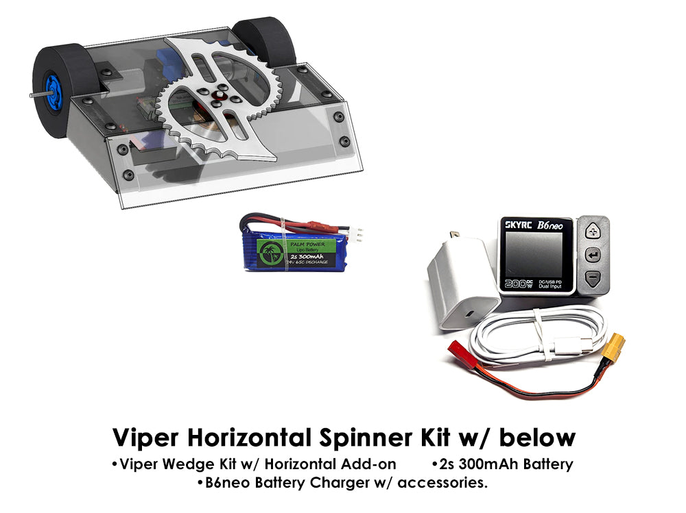 READY TO FIGHT FingerTech Viper Horizontal Spinner Kits - Configurable