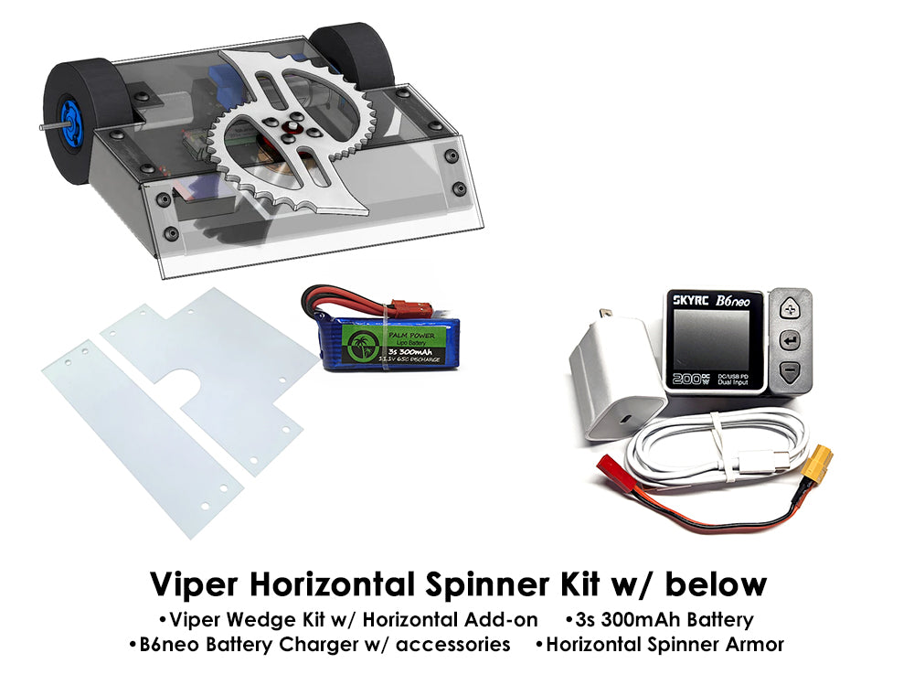 READY TO FIGHT FingerTech Viper Horizontal Spinner Kits - Configurable