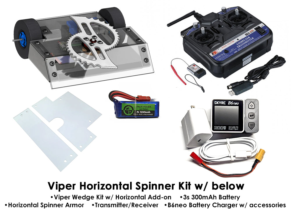 READY TO FIGHT FingerTech Viper Horizontal Spinner Kits - Configurable