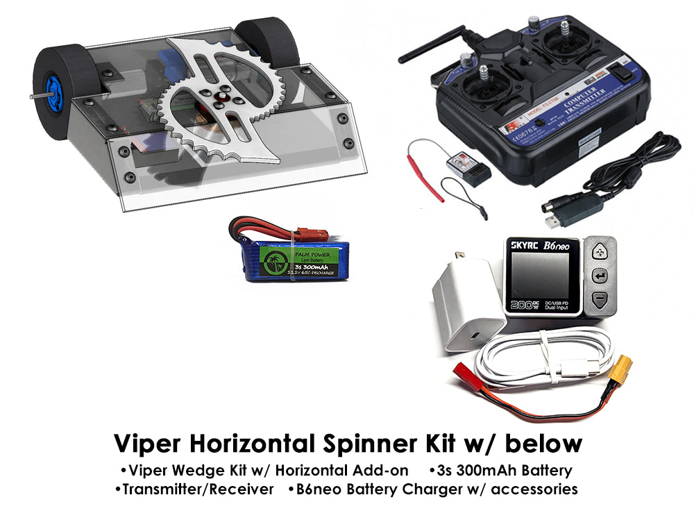READY TO FIGHT FingerTech Viper Horizontal Spinner Kits - Configurable