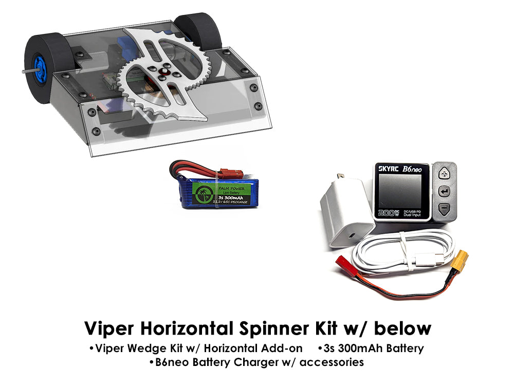READY TO FIGHT FingerTech Viper Horizontal Spinner Kits - Configurable