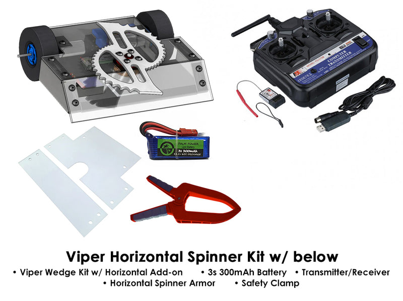 READY TO FIGHT FingerTech Viper Horizontal Spinner Kits - Configurable