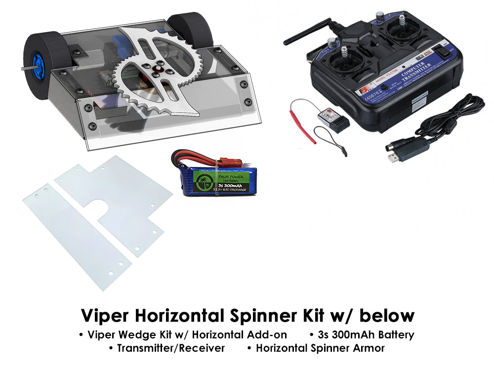 READY TO FIGHT FingerTech Viper Horizontal Spinner Kits - Configurable