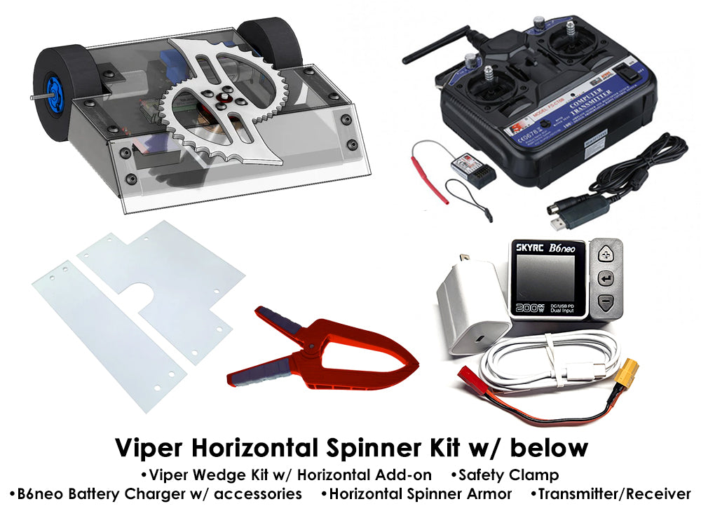 READY TO FIGHT FingerTech Viper Horizontal Spinner Kits - Configurable