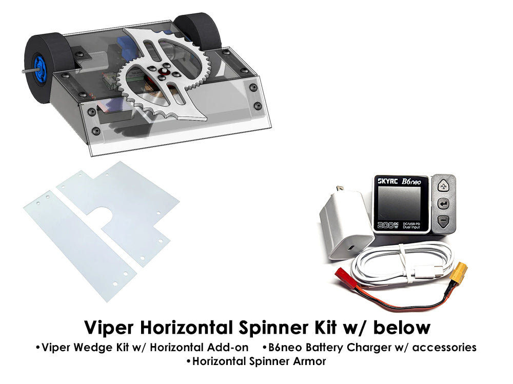 READY TO FIGHT FingerTech Viper Horizontal Spinner Kits - Configurable