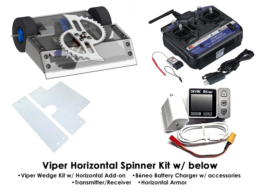 READY TO FIGHT FingerTech Viper Horizontal Spinner Kits - Configurable