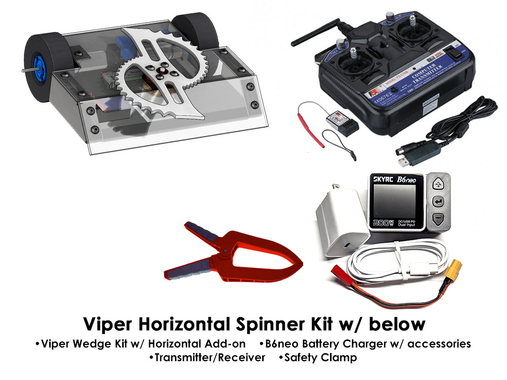 READY TO FIGHT FingerTech Viper Horizontal Spinner Kits - Configurable