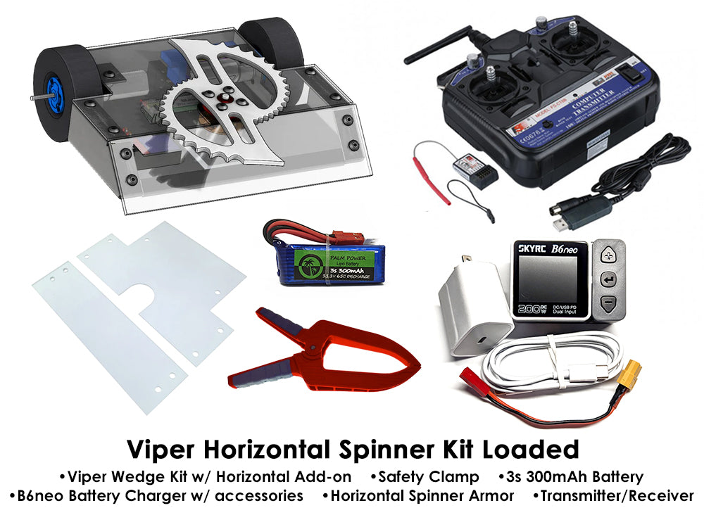 READY TO FIGHT FingerTech Viper Horizontal Spinner Kits - Configurable