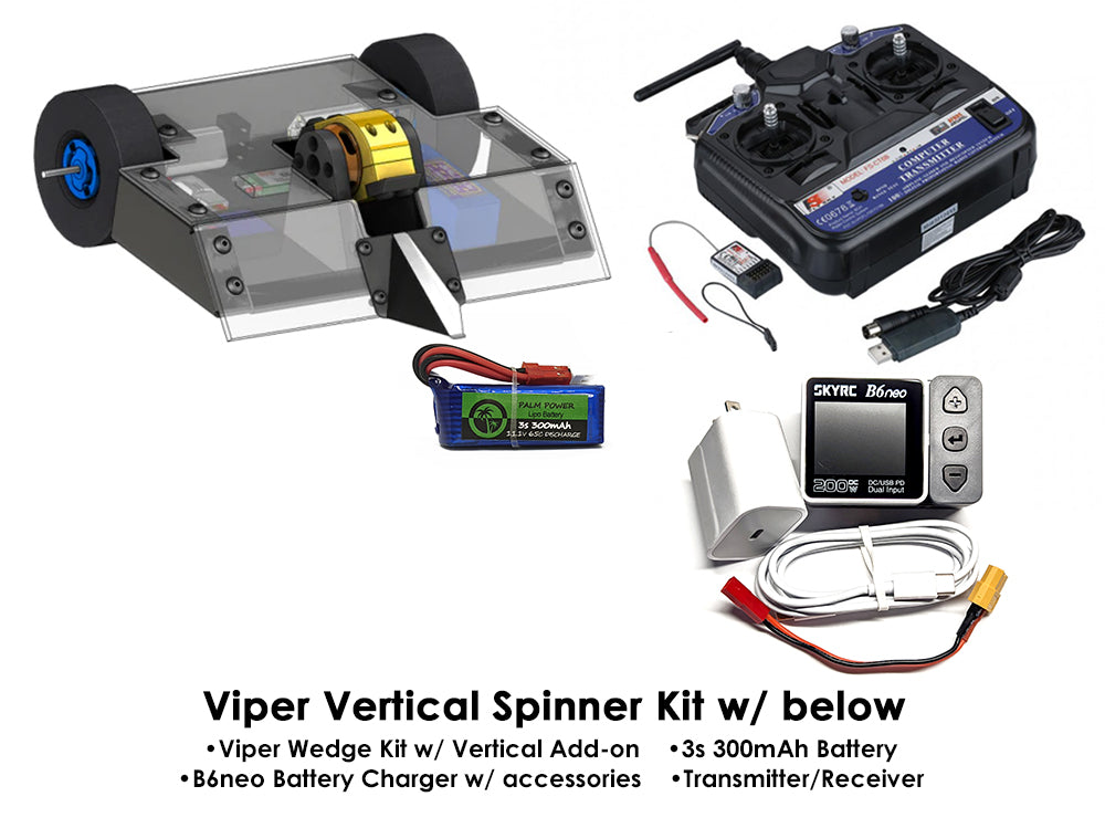 READY TO FIGHT FingerTech Viper Vertical Spinner Kits - Configurable
