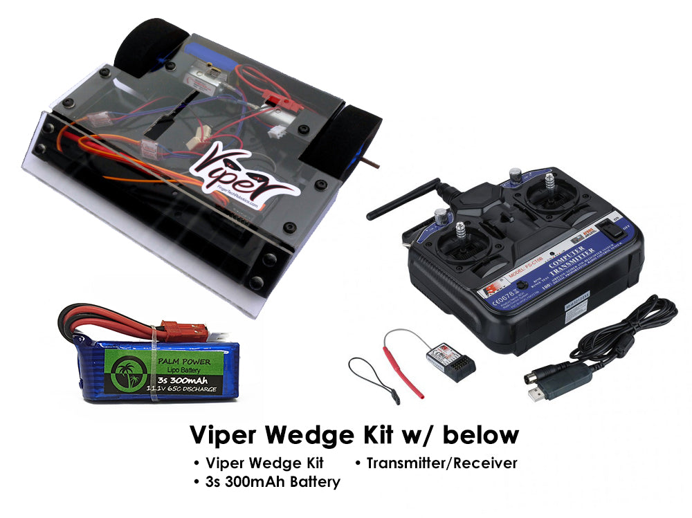 Remote Control Wedge READY TO FIGHT FingerTech Viper Wedge Kits - Configurable