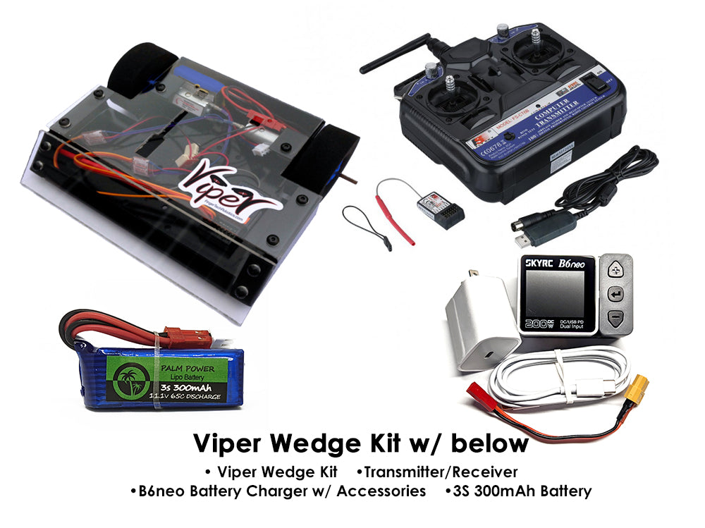Remote Control Wedge READY TO FIGHT FingerTech Viper Wedge Kits - Configurable