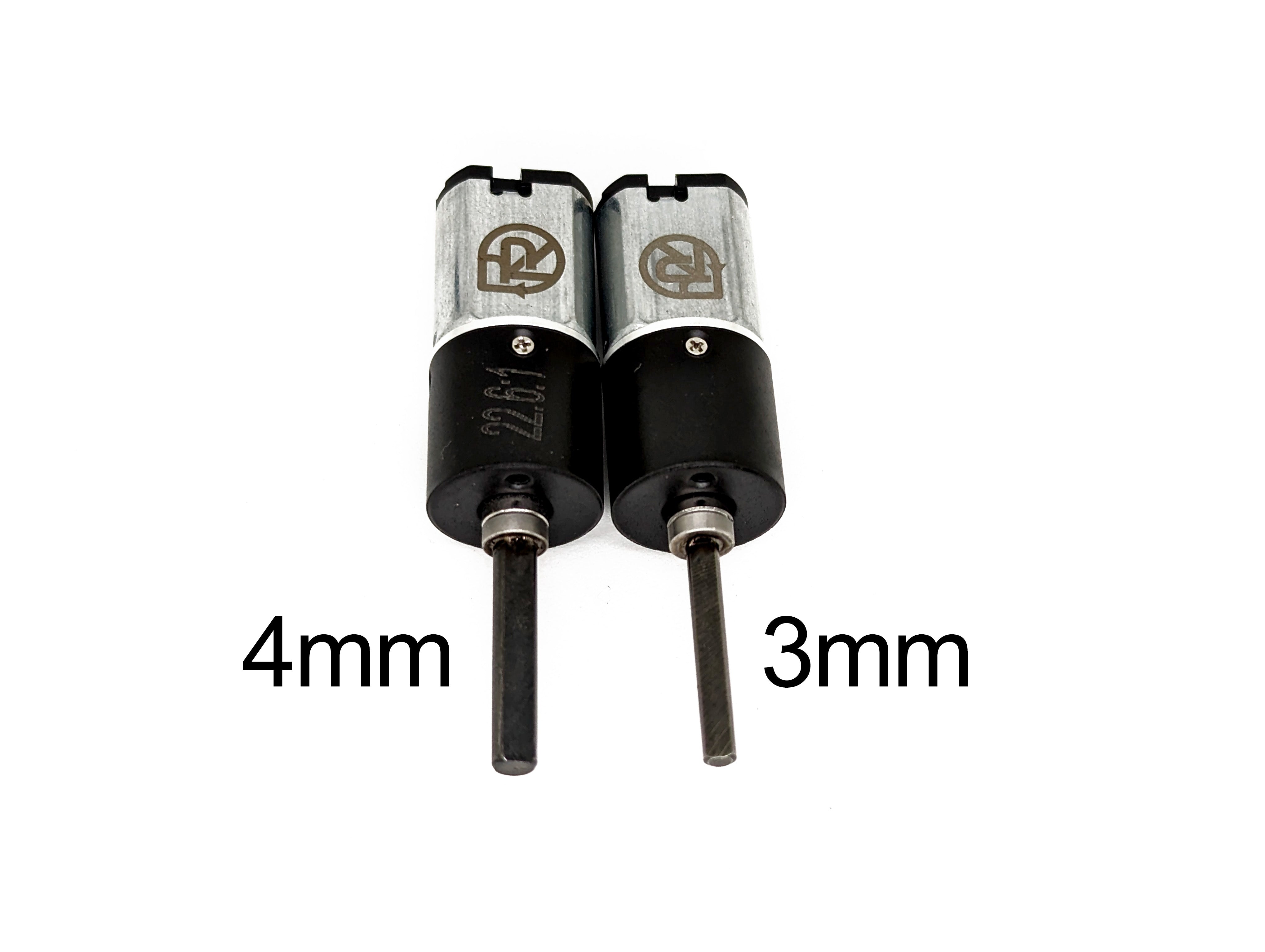 Repeat Robotics 16mm Brushed Planetary Motor MK2 4mm Shaft