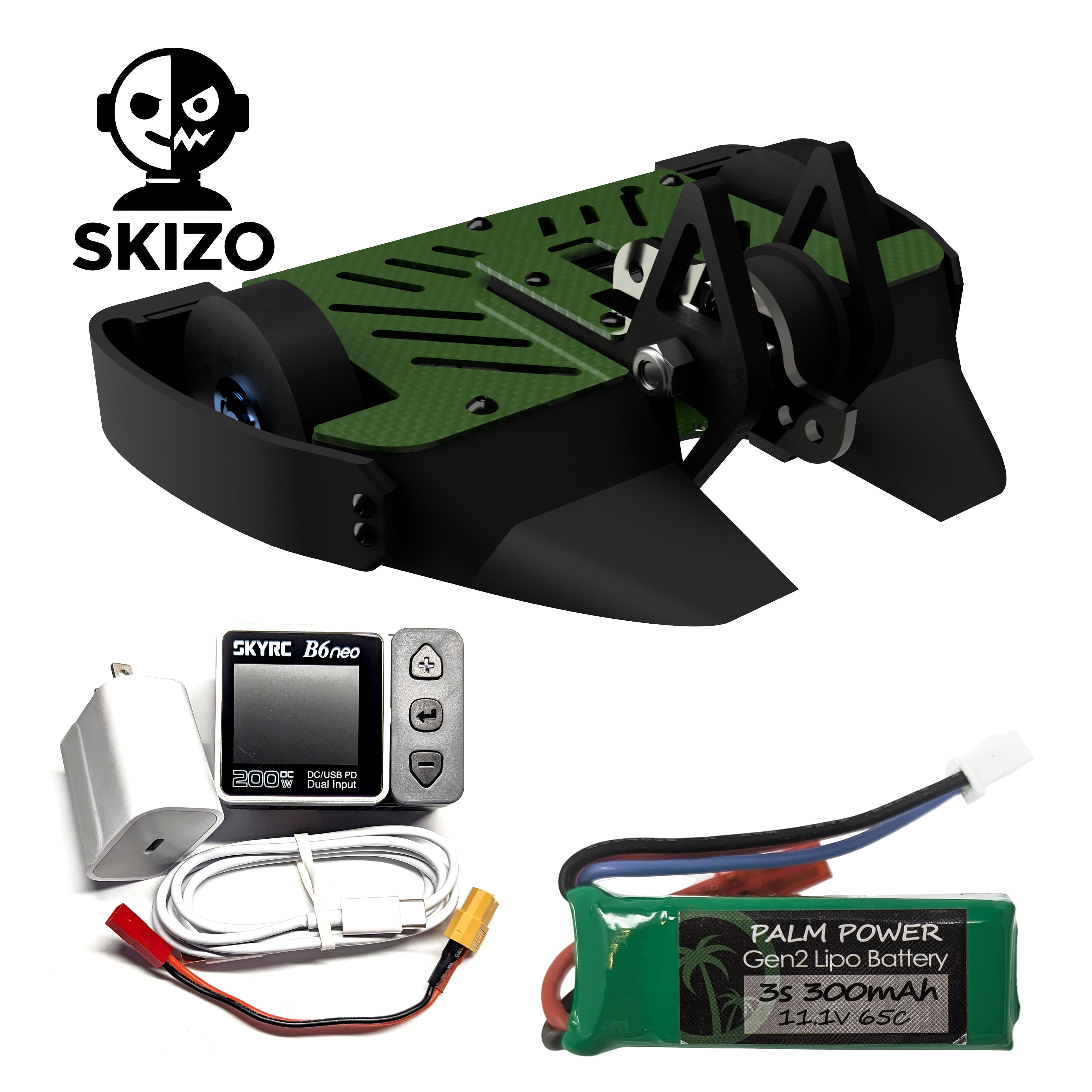 Ballistics LFE FT40 SBSキット Skizo - Modular Full Combat Antweight Kit