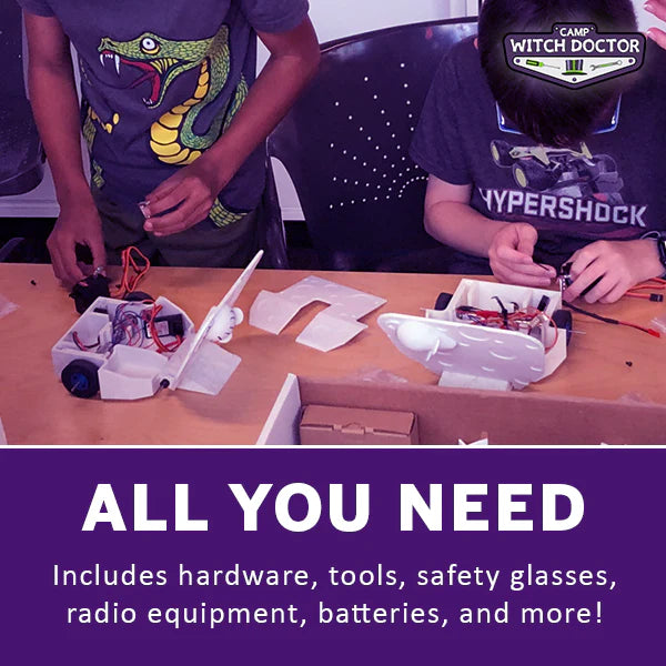 Build and Battle Robot Kits by Camp Witch Doctor