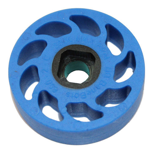 BaneBots T61 Compliant Wheel, 2" x 0.6", Hub Mount, 50A, Blue