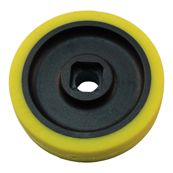 BaneBots T61 Wheel, 2-3/8" x 0.6", Hub Mount, 10A, Yellow