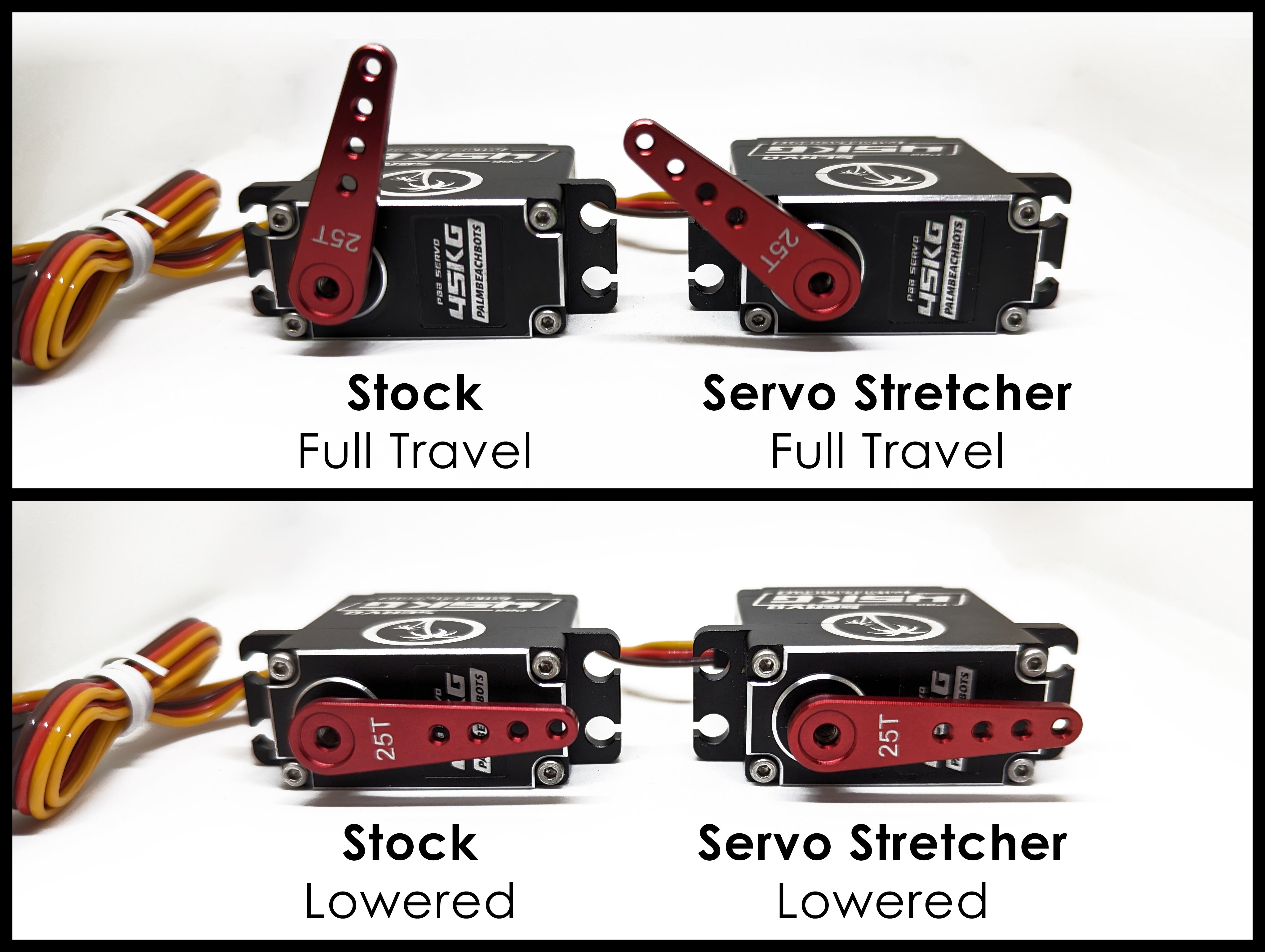 Servo Stretcher Increase travel on your lifter/hammer