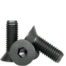 8-32 x 3/8" Flat Socket Cap Screws - Black Oxide (5 Pack) - 3LB Beater Bar Delrin