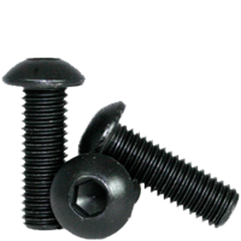 M2.5-0.45 x 6mm Button Socket Cap Screws - Black Oxide (5 Pack) - Aluminum Lifter Arm