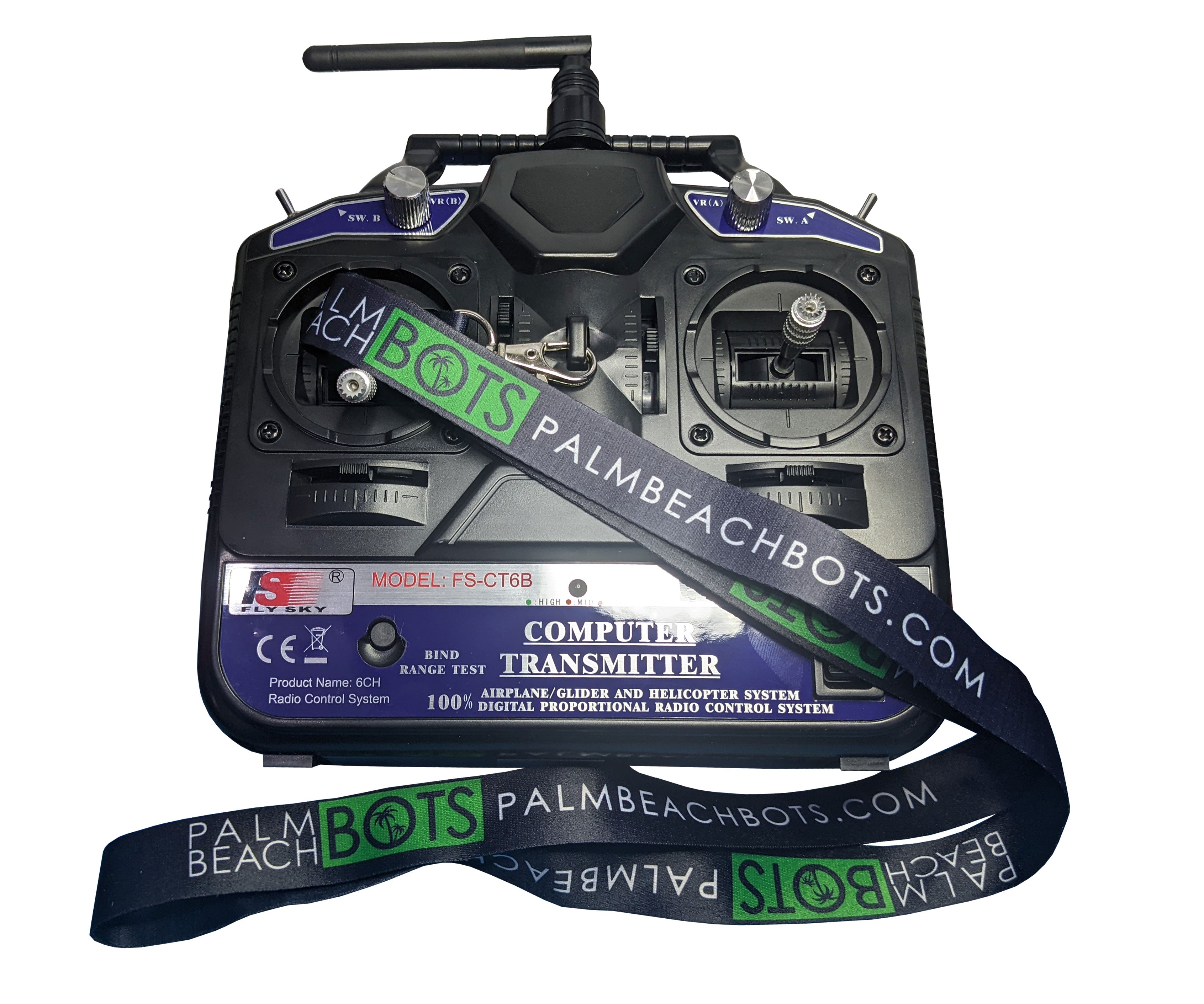 FlySky CT6B/T6A 2.4GHz 6-Channel Transmitter with Receiver (AFHDS)