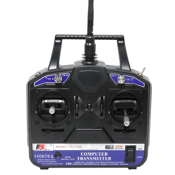 FlySky CT6B/T6A 2.4GHz 6-Channel Transmitter with Receiver